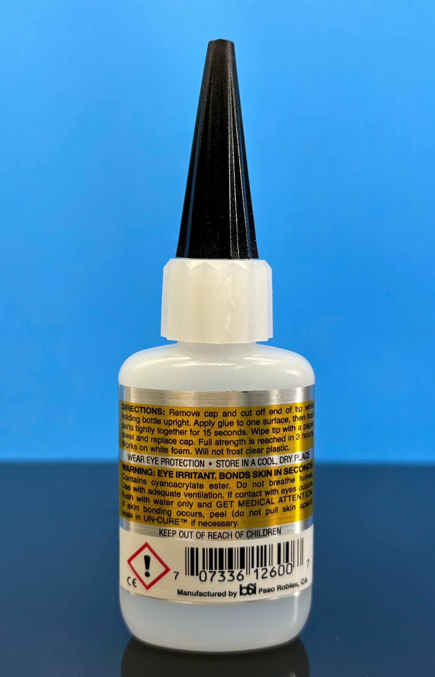 Bob Smith Super Gold+ Oderless Gap Filling Medium CA (1/2) oz. Cyanoacrylate Glue