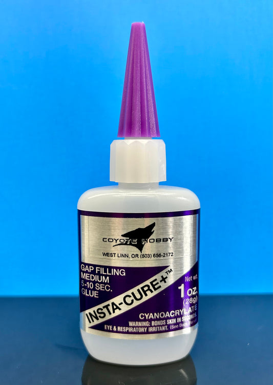Bob Smith Insta-Cure+ Gap Filling Medium (1) oz. CA Cyanoacrylate Glue