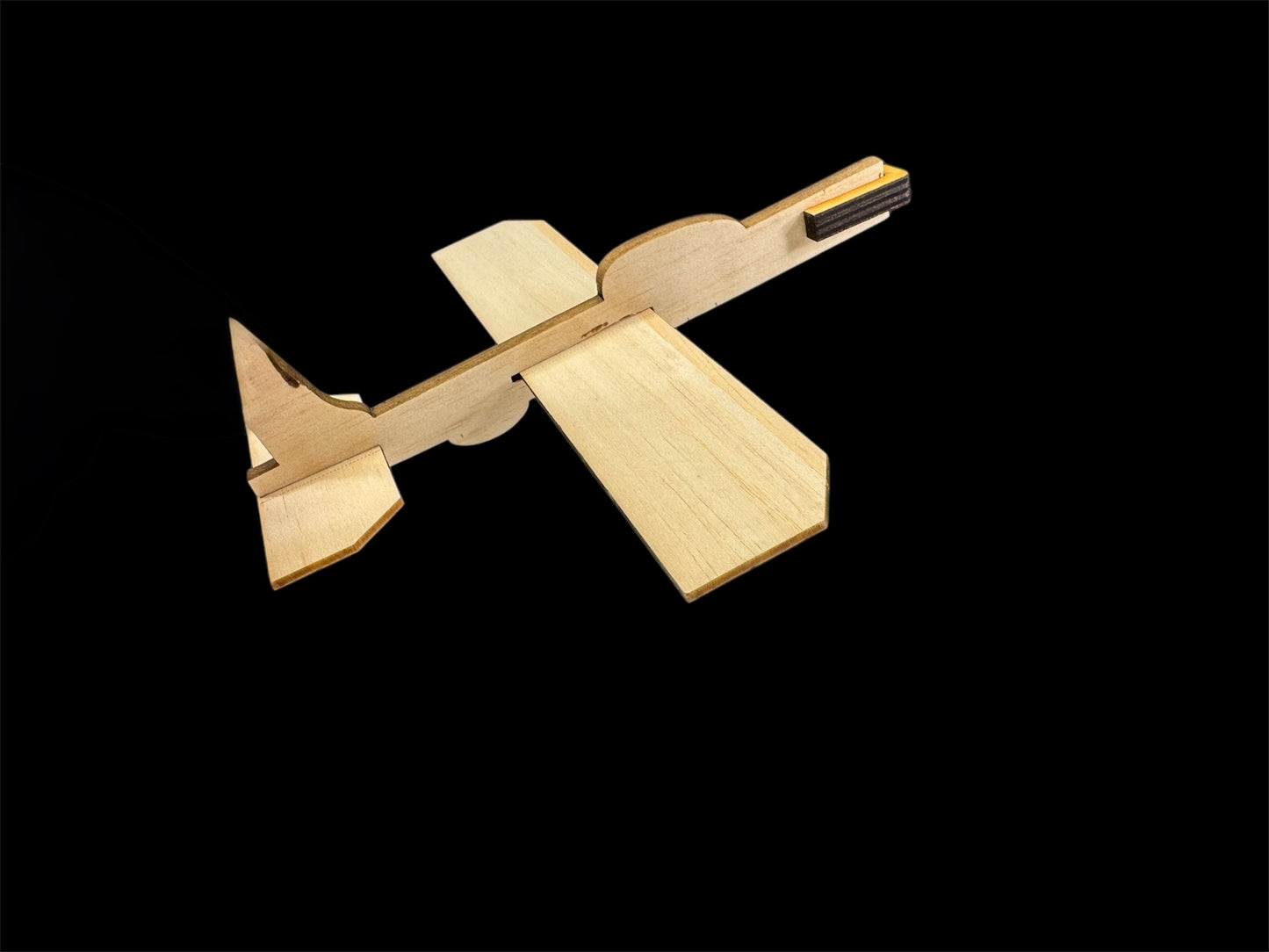 Lot of (2) Innovative New Hand Launch "Tuff Gliders" 9" Wingspan Precision Laser Cut Balsa Made In The U.S.A.