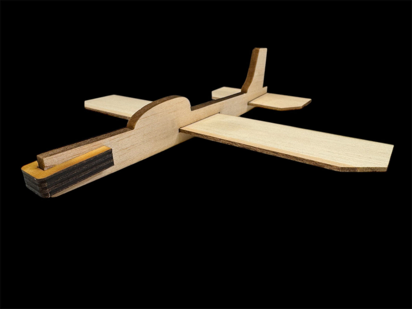 Lot of (2) Innovative New Hand Launch "Tuff Gliders" 9" Wingspan Precision Laser Cut Balsa Made In The U.S.A.