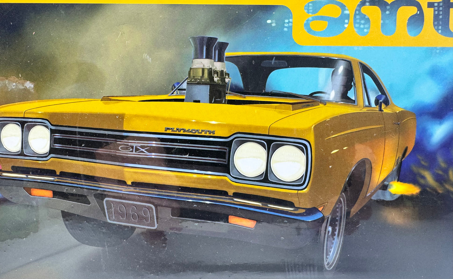 AMT 1969 Plymouth GTX Hardtop 1000 Piece Jigsaw Puzzle AWAC009/12 Factory Sealed
