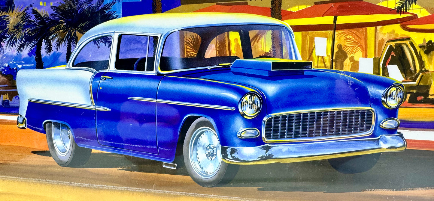 AMT 1955 Chevy Bel Air Sedan 1000 Piece Jigsaw Puzzle AWAC009/12 Factory Sealed