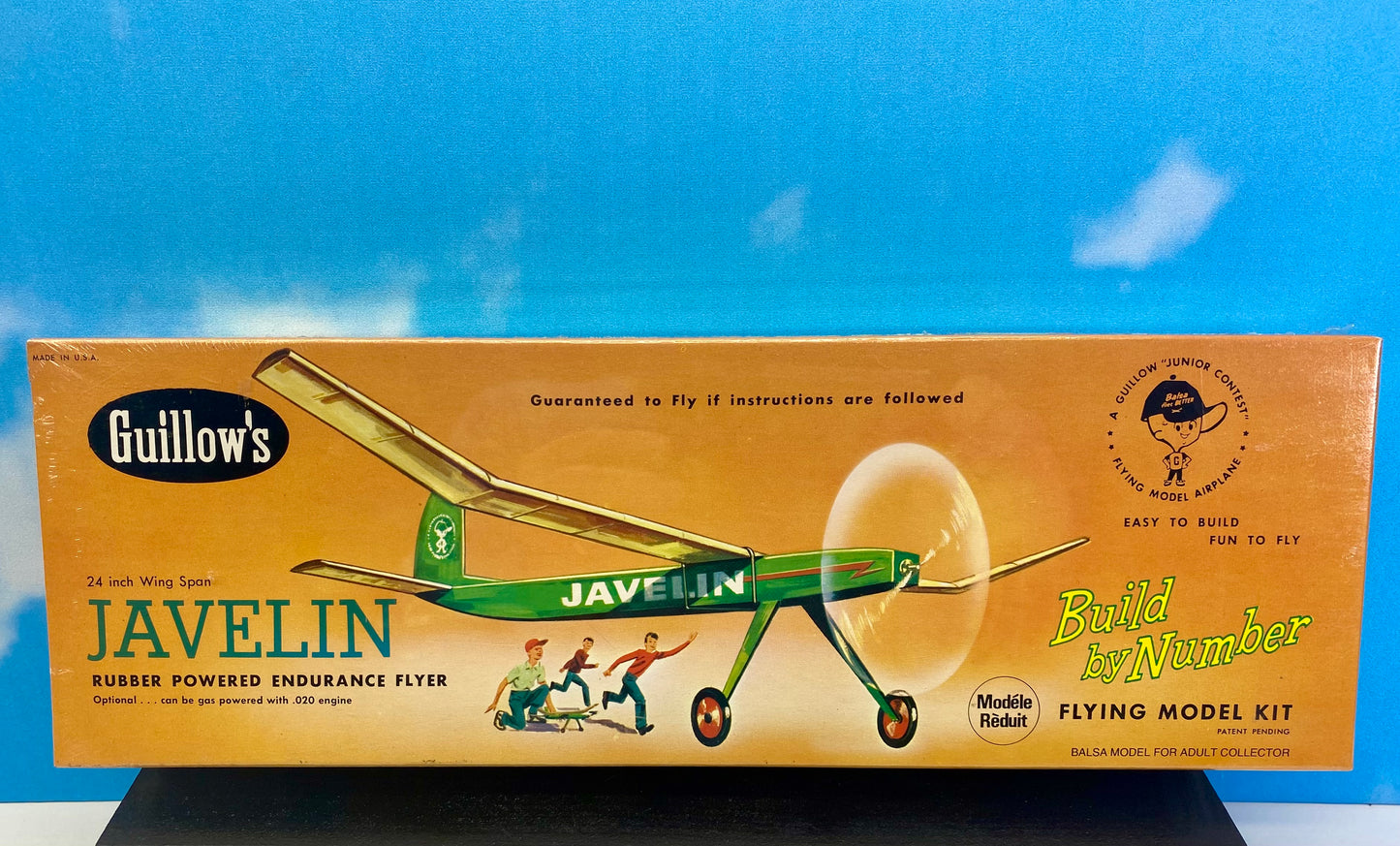 Guillow's Javlin - Factory Sealed - Balsa Wood Model Kit 24" Wingspan