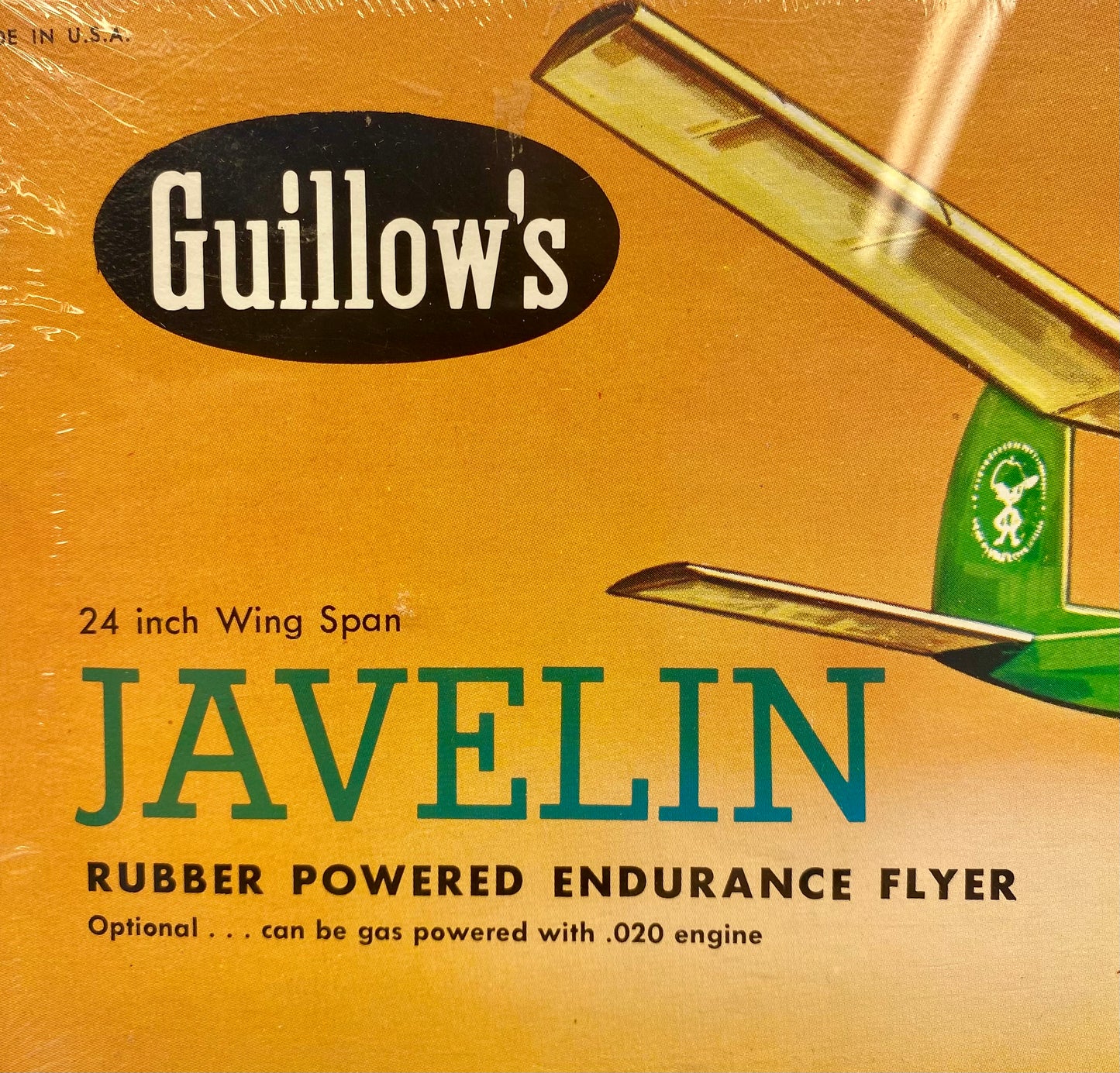 Guillow's Javlin - Factory Sealed - Balsa Wood Model Kit 24" Wingspan
