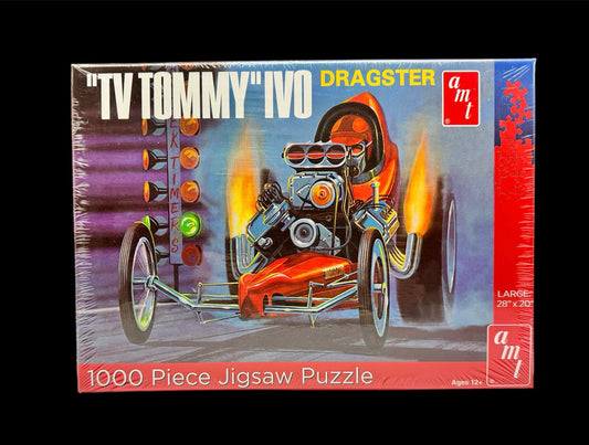 AMT "TV TOMMY IVO" Dragster 1000 Piece Jigsaw Puzzle AWAC009/12 Factory Sealed