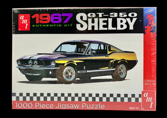 AMT 1967 Shelby GT350 Mustang 1000 Piece Jigsaw Puzzle AWAC009/12 Factory Sealed