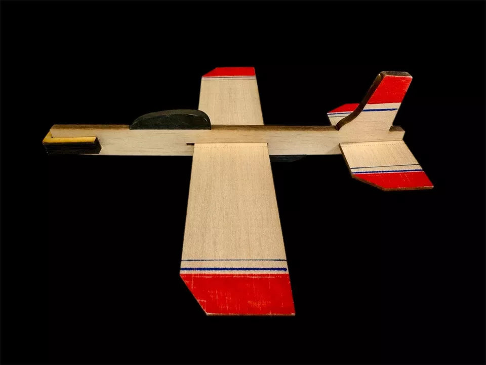 Lot of (2) Innovative New Hand Launch "Tuff Gliders" 9" Wingspan Precision Laser Cut Balsa Made In The U.S.A.
