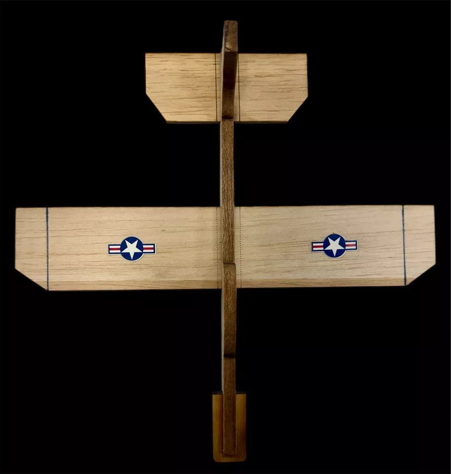 Lot of (2) Innovative New Hand Launch "Tuff Gliders" 9" Wingspan Precision Laser Cut Balsa Made In The U.S.A.