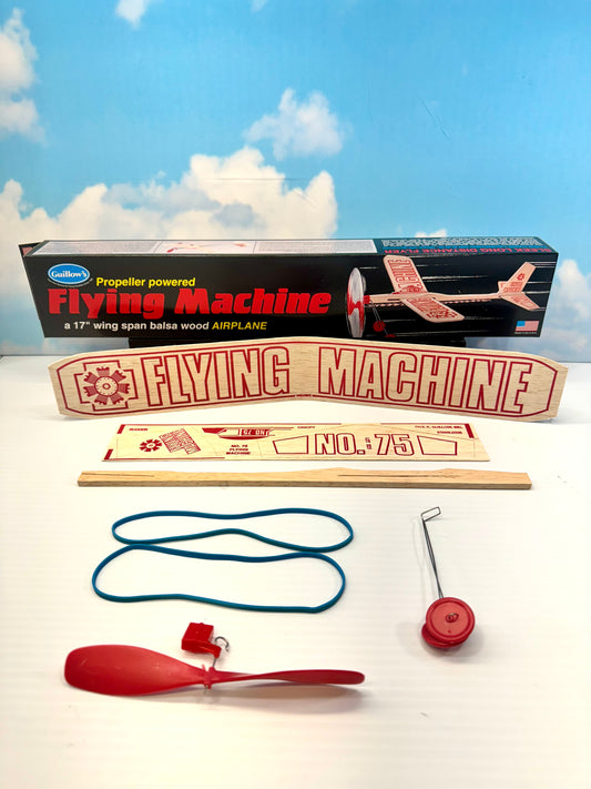 Guillows Flying Machine ROG Deluxe Rubber Powered Airplane