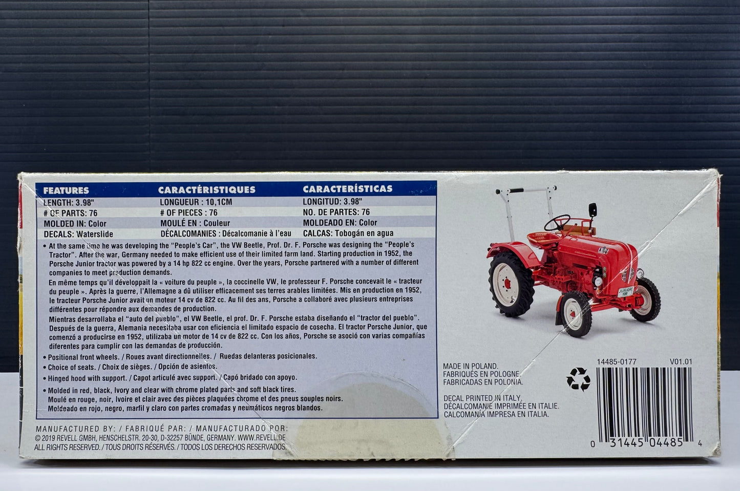 Revell Farm Tractor Porsche Diesel Jr. 108