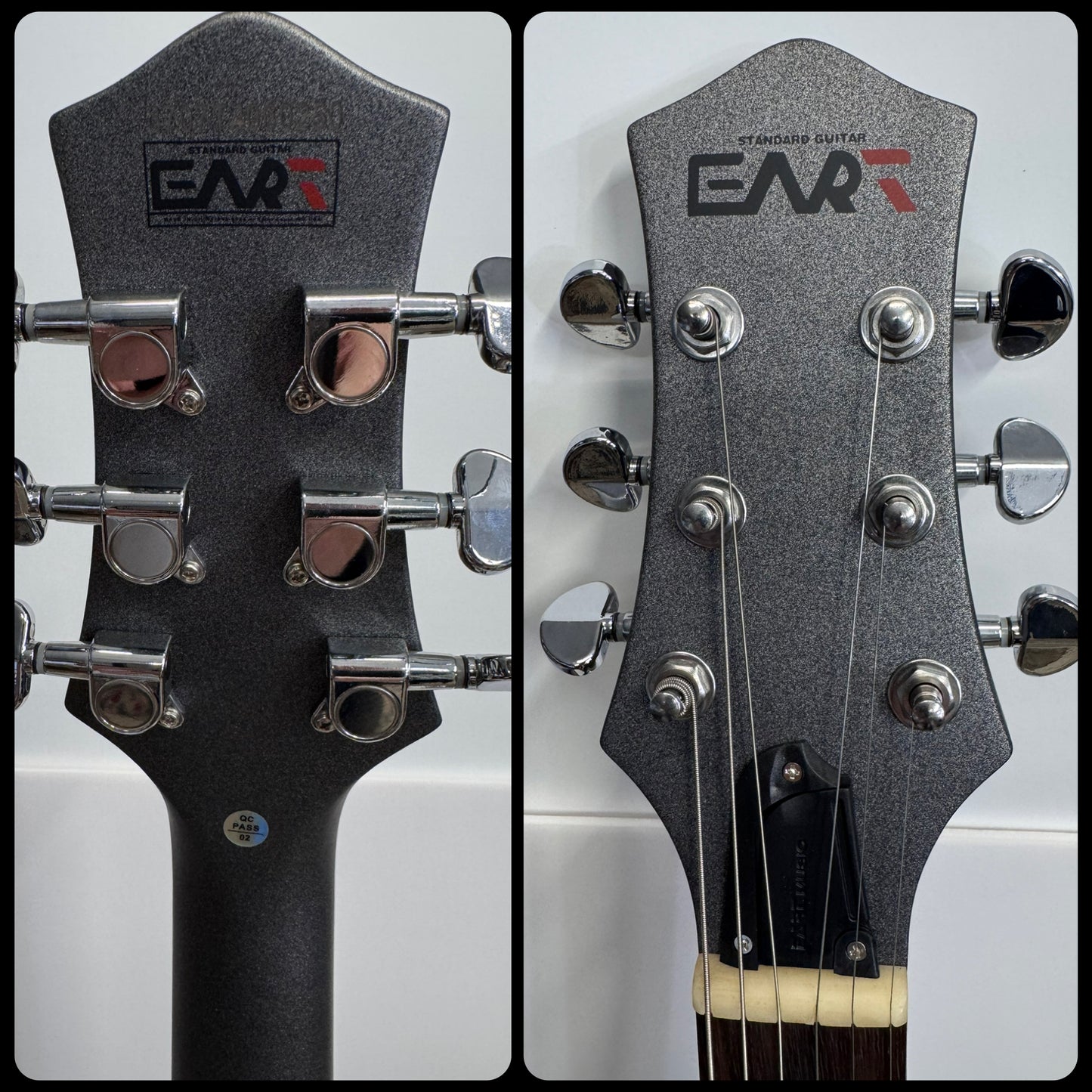 Share EART EGLP-610 Thin Body Okoume LP Style Guitar Premium Features New in Box