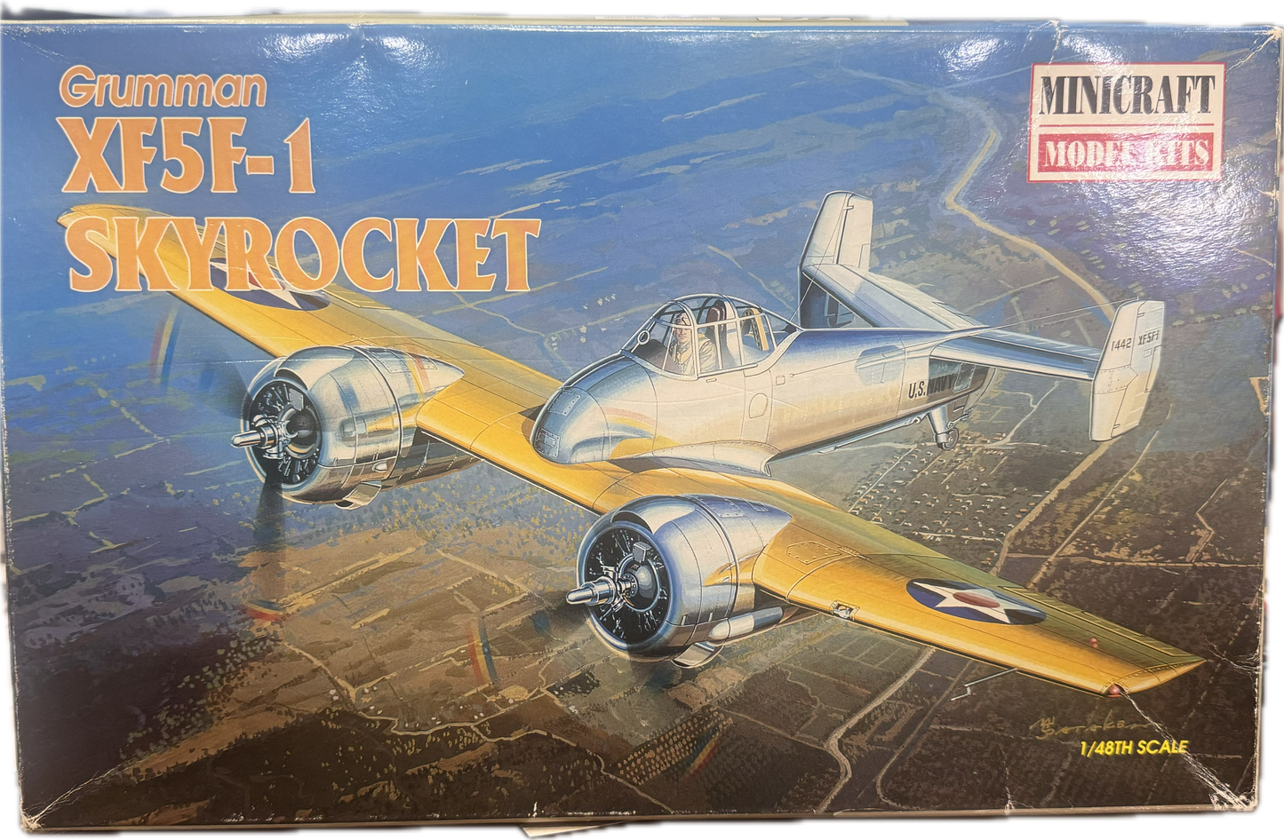 Minicraft Model Kits Grumman XF5F-1 Skyrocket