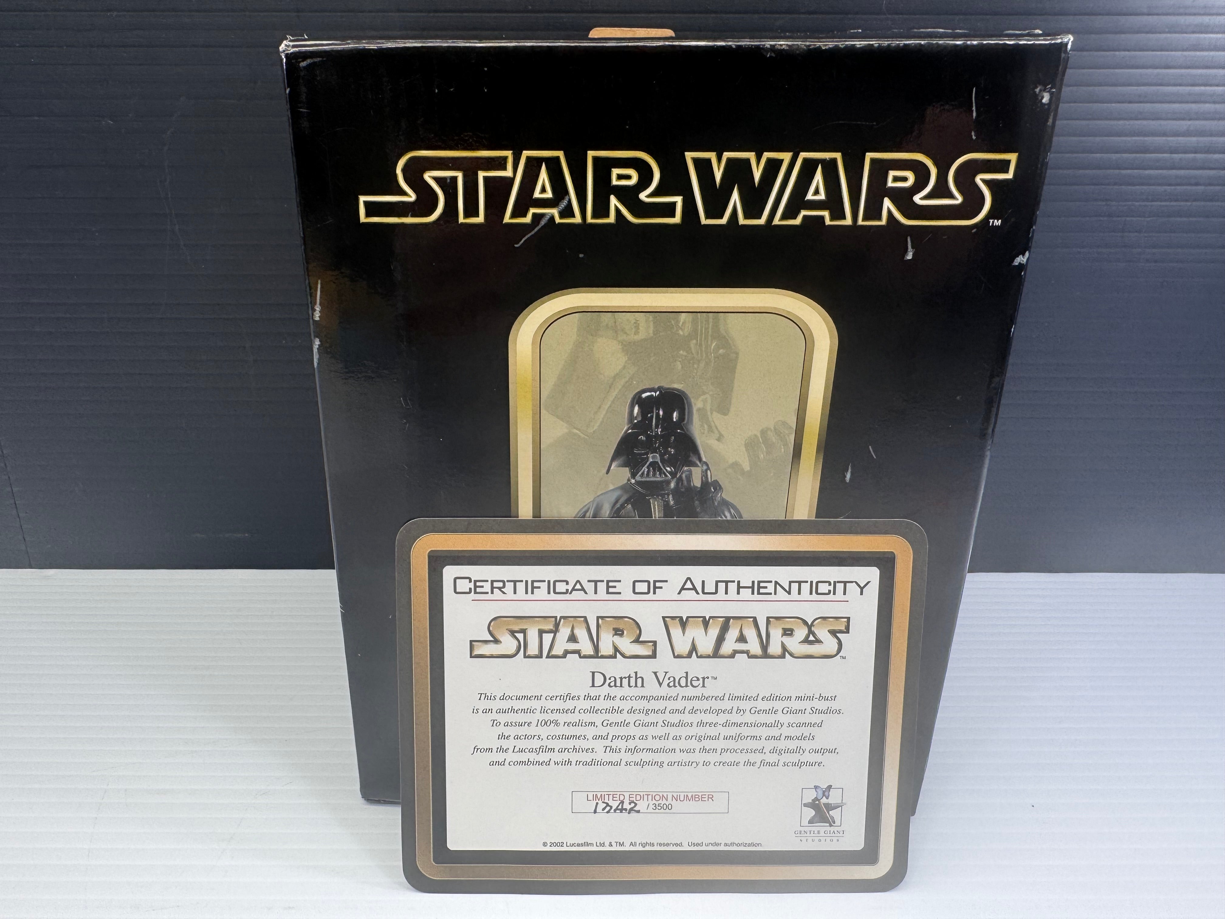 Gentle Giants Darth Vader Collectable Bust 1342/3500 – Coyote Hobby
