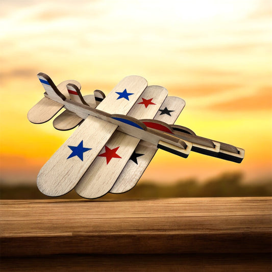 Innovative New Hand Launch "Tuff Gliders" 9" Wingspan Precision Laser Cut Balsa Made In The U.S.A.