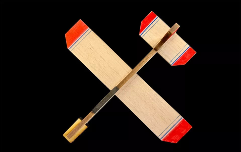 Lot of (2) Innovative New Hand Launch "Tuff Gliders" 9" Wingspan Precision Laser Cut Balsa Made In The U.S.A.